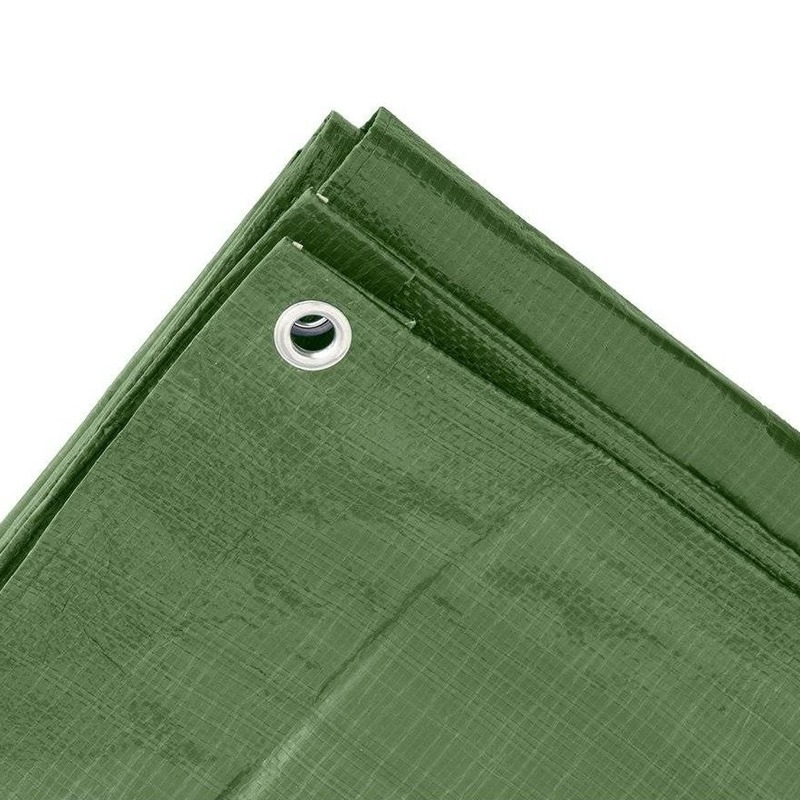 Hoge kwaliteit afdekzeil dekzeil groen 3 x 5 meter